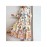 Women'S Retro Patchwork Print Maxi Dress | Belted Long Sleeve Gown for Artistic & Bohemian Chic Style, Geometric-Pattern, Fall/Winter Season, Off the Shoulder Collar, Regular Fit, Flared Hem