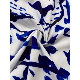 Floral Print A-Line Dress with Spaghetti Strap Neckline - Short to -Length Dress in Vibrant Botanical Patterns, Machine Washable Dress for Weddings, Parties & Beach Events - New Large Size Available for all-Season Casual