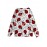 Plus Size Women's Red 3D Ladybug Zip-Up Hooded Jacket - Full-Body Print Retro H-Line Loose Fit Sweatshirt with Front Zipper & Umbrella Hem, Cozy Fall/Winter Outerwear (Machine Washable)
