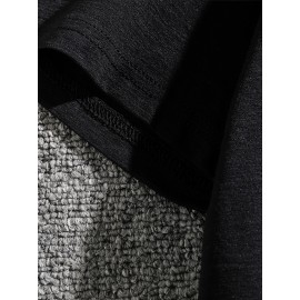 Women'S Plus Size Opa Claus Christmas Greek-Themed Santa Hat & Tree Graphic T-Shirt - Short Sleeve Casual Round Neck Holiday Party Top with Greek Lettering, All-Season Fit for Greek Orthodox Christmas Celebrations & Casual Attire - Festive Red & Gre