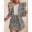 [Plaid Skirt Set] Elegant Plaid Pattern Button Skirt Set | Lapel Collar Long Sleeve Blazer & High Waist Skirt Outfits for Women | Spring & Fall Clothing