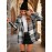 Women's Christmas Plaid Suit Jacket - Slim Fit Loose Single-Breasted Winter Coat, Elegant Blazer for Office, Party & Smart-Casual Wear, Machine Washable Fall/Winter Outerwear